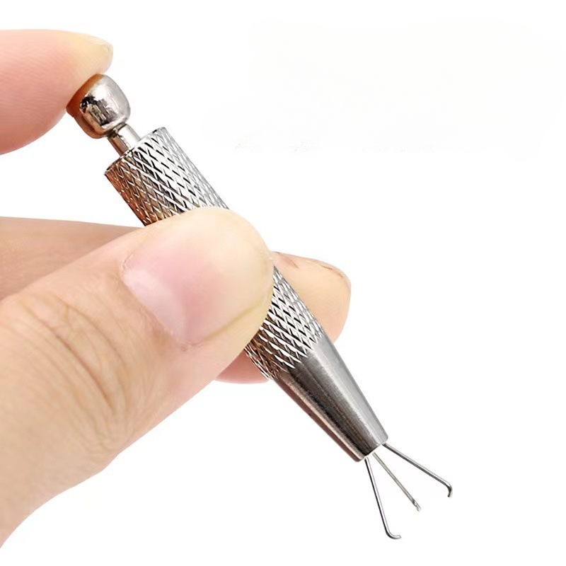 Body Jewelry Holder - Mini Tweezer 4 Claws Jewelry Beads