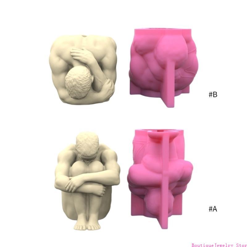 E1PE Candles Holder Resin Mold - Body Jewelry Holder recension och pris