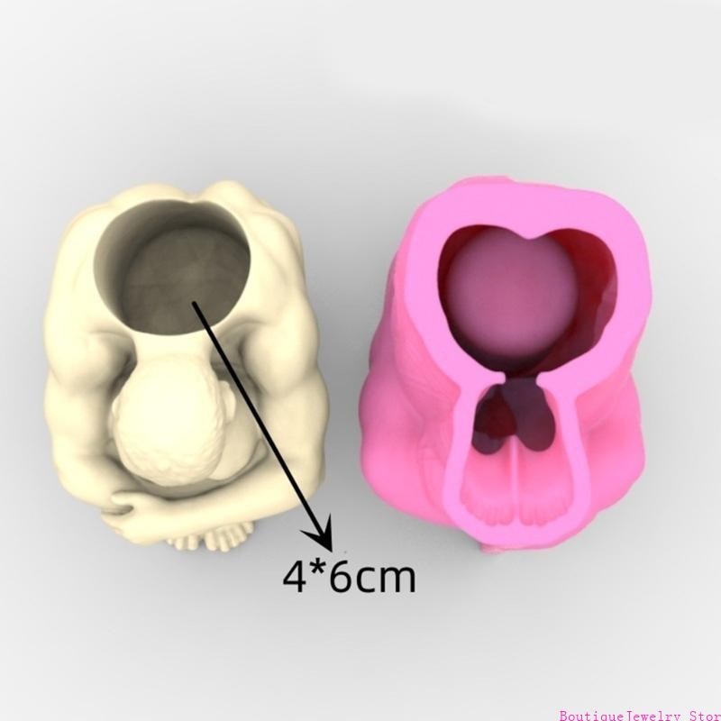 E1PE Candles Holder Resin Mold - Body Jewelry Holder recension och pris