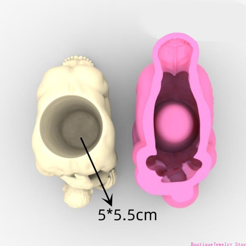 E1PE Candles Holder Resin Mold - Body Jewelry Holder recension och pris