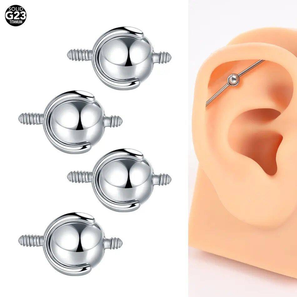 1Pc 16G/14G 4/5mm Industrial B - Body Jewelry Replacement Ball recension och pris