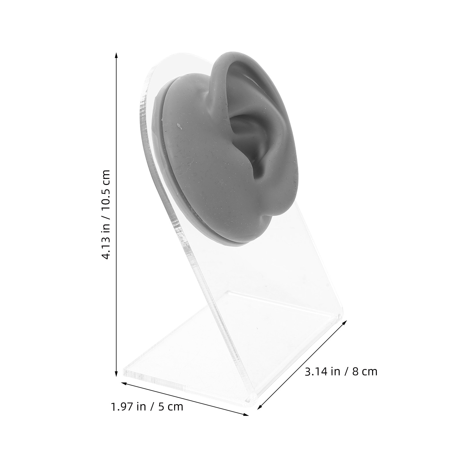 Artificial Ear Silicone Right  - Body Jewelry Holder recension och pris