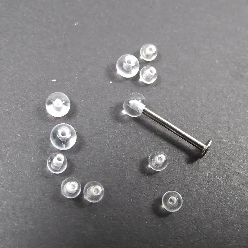 100pcs Transparent Replacement - Body Jewelry Replacement Ball recension och pris