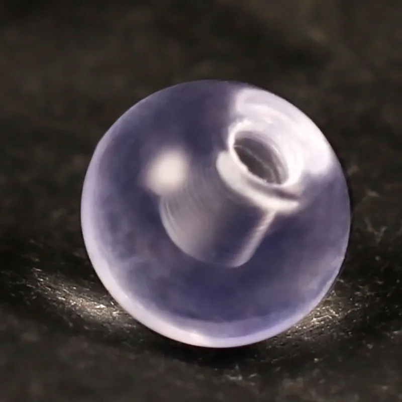 100pcs Transparent Replacement - Body Jewelry Replacement Ball recension och pris