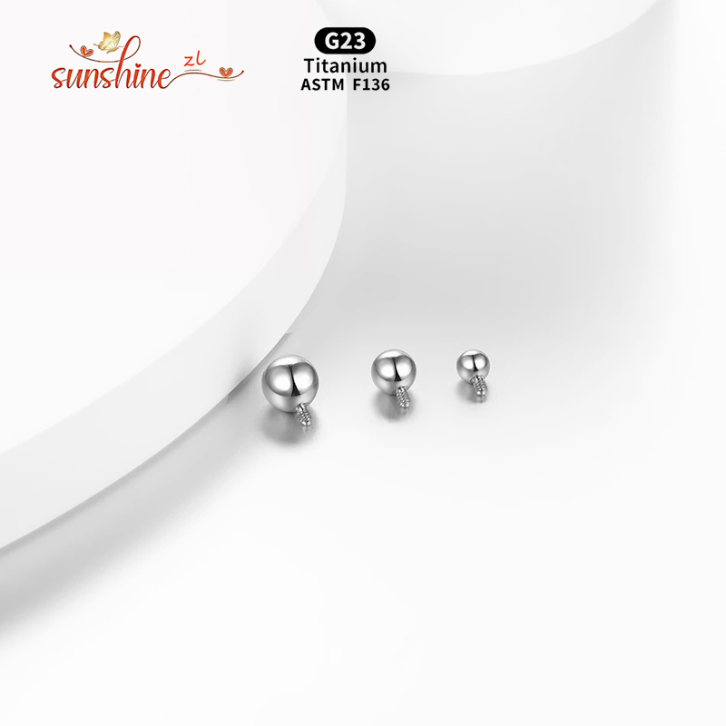 1PCS Internally Threaded Ball  - Body Jewelry Replacement Ball recension och pris