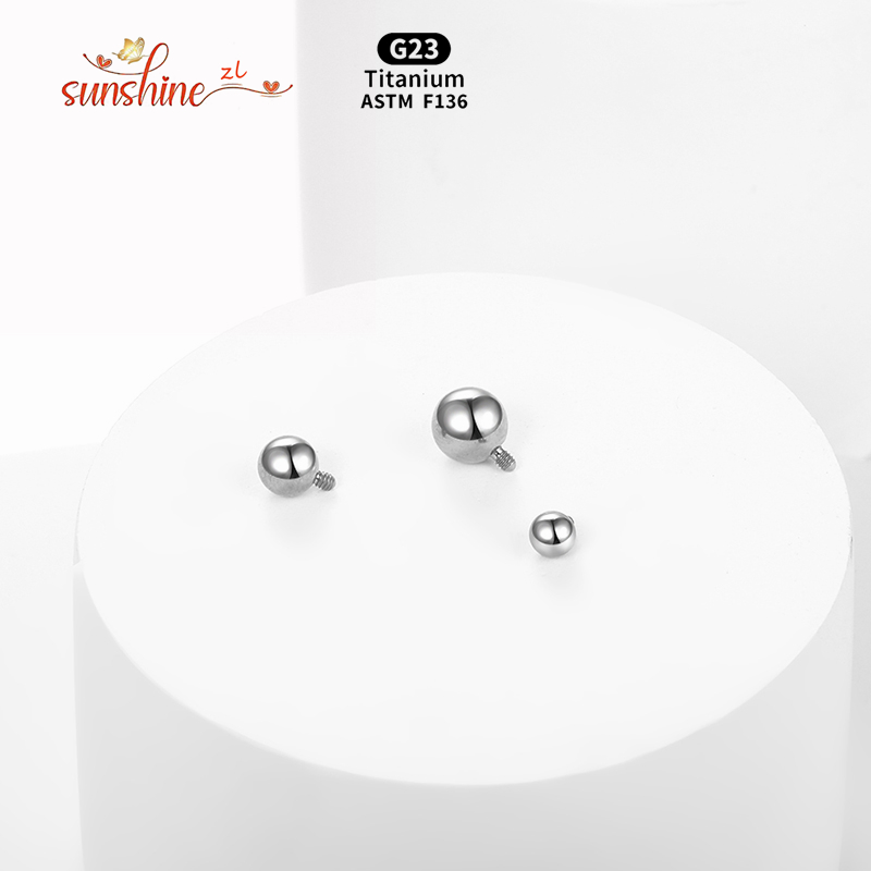 1PCS Internally Threaded Ball  - Body Jewelry Replacement Ball recension och pris