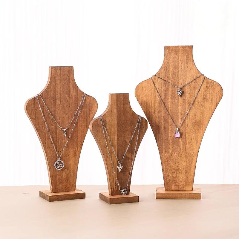 Walnut Wood Detachable Mannequ - Body Jewelry Holder recension och pris