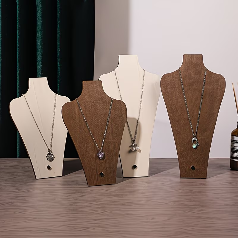 Walnut Wood Detachable Mannequ - Body Jewelry Holder recension och pris
