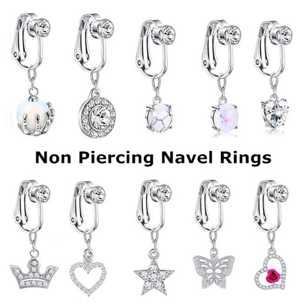 Fashion Women Belly Button Rin - Body Jewelry Belly Button Rings recension och pris