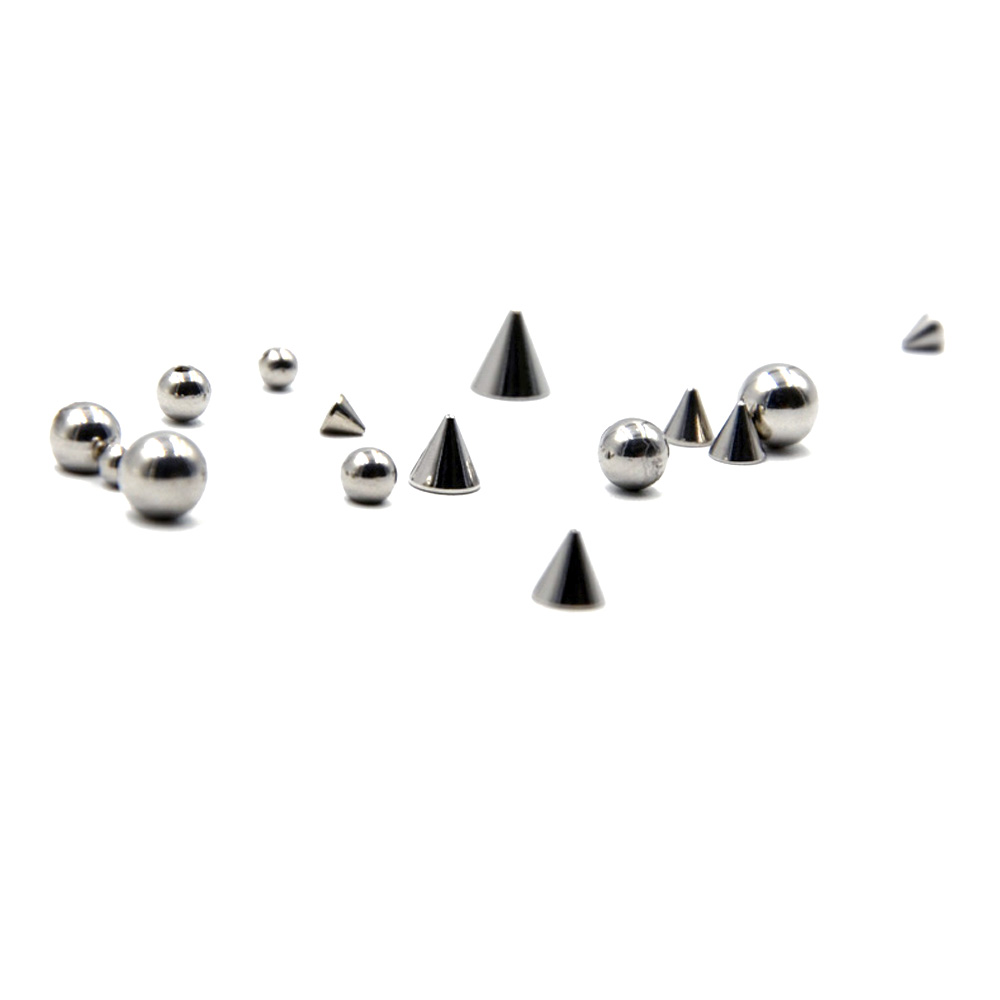 100pcs/lot Steel 14G 16G Nose  - Body Jewelry Replacement Ball recension och pris