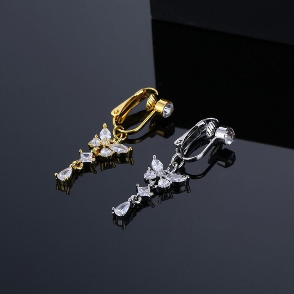 Butterfly Design Clip On Belly - Body Jewelry Belly Button Rings recension och pris