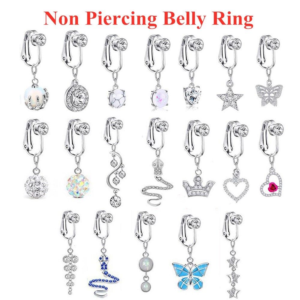 Beach Accessories Non Piercing - Body Jewelry Belly Button Rings recension och pris