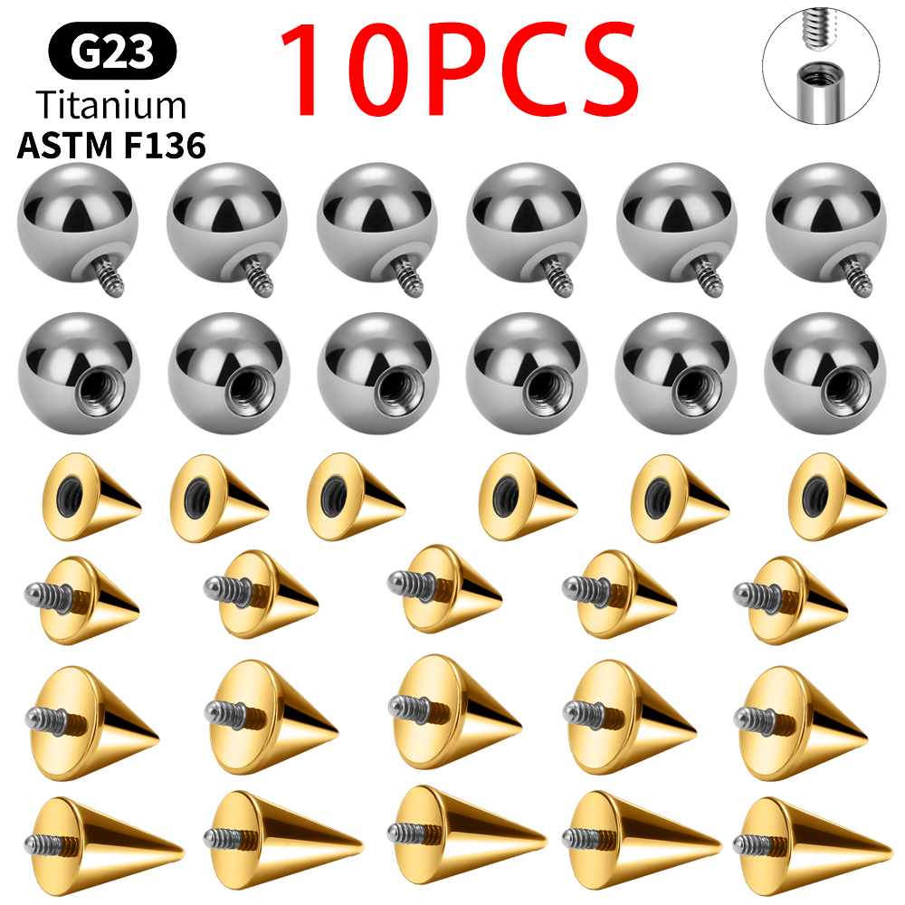 Titanium Ball Cone Replacement - Body Jewelry Replacement Ball recension och pris