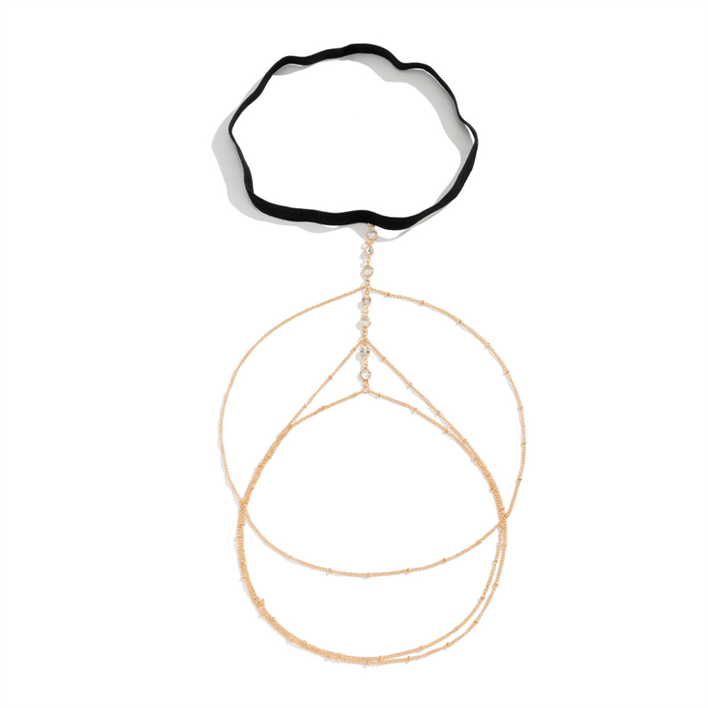 Boho Elastic Band Crystal Leg  - Body Jewelry For Women recension och pris