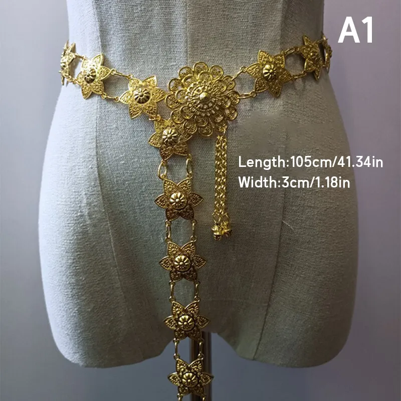 1PC Metal Thailand Waist Chain - Body Jewelry For Women recension och pris